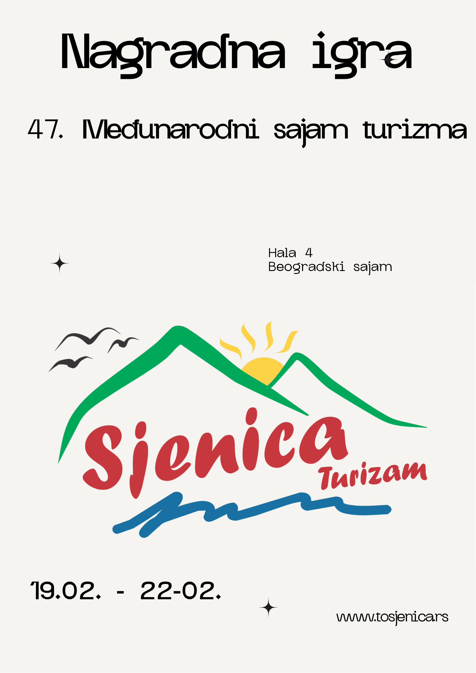 Nagradna igra na sajmu turizma u Beogradu